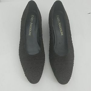 Enzo Angiolini Textured Chunky Heels